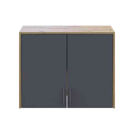 Антресоль висока Doros Ронді Дуб Артизан/Графіт 2 ДСП 82х52х65 (DRS-011905) Львів