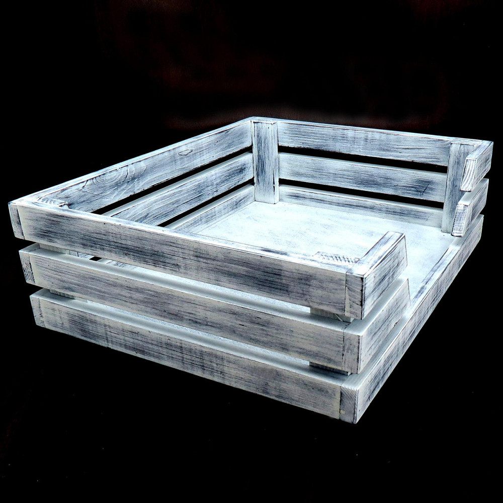 Лежак дерев'яний для собаки "Лессер 50х30" шеббі Миколаїв - фото 5