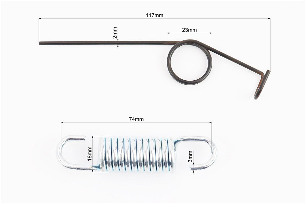 Пружини натяжного ролика к-кт 2шт Киев - изображение 2
