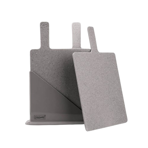 Набір дошок кухонних (3 дошки + підставка) пластик MR-1789G Maestro Житомир