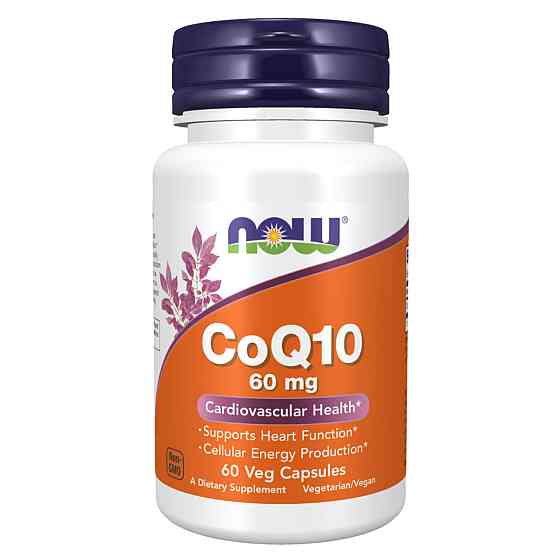 Коензим Q10 Now Foods CoQ10 60mg 60vcaps Київ
