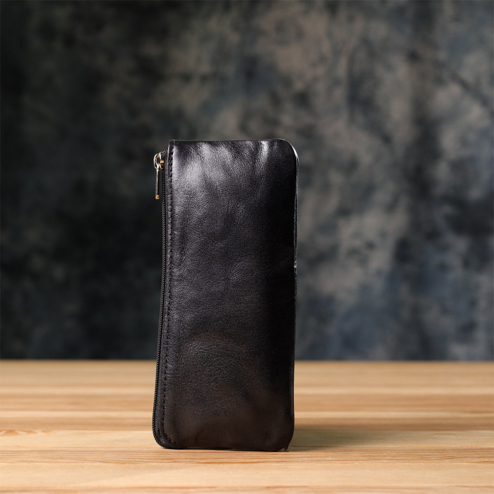 Містка ключниця на одне відділення з гладкої натуральної шкіри Tony Perotti 20851_1 (2686 nero) Чорний Київ - фото 9