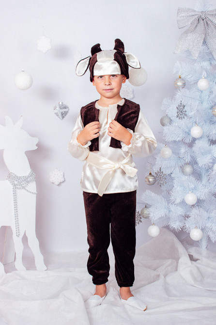 Новорічний костюм "Бичок" ріст 98, 110 110 топ Крохатушка одяг Київ - фото 1