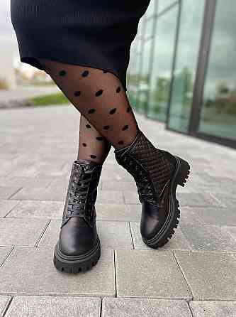 Без бренда Черевики жіночі ARLEN БК-Дайвинг/1 чорні (зима, шкіра натуральна) (4842) 36-39 37 Коломия