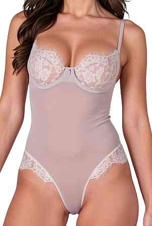 Боді Passion ZOVEL BODY light grey S Sex Aura Київ