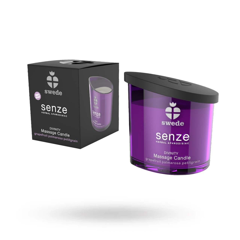 Масажна свічка - Swede Senze Divinity Grapefruit Palmarosa Petitgrain, 150 мл Sex Aura Київ - фото 3