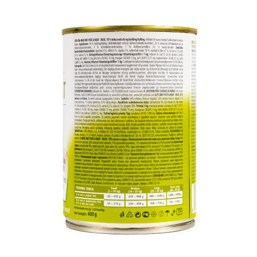 Корм влажний Brit Care Pate and Meat для дорослих собак з качкою 400 г Київ - фото 3