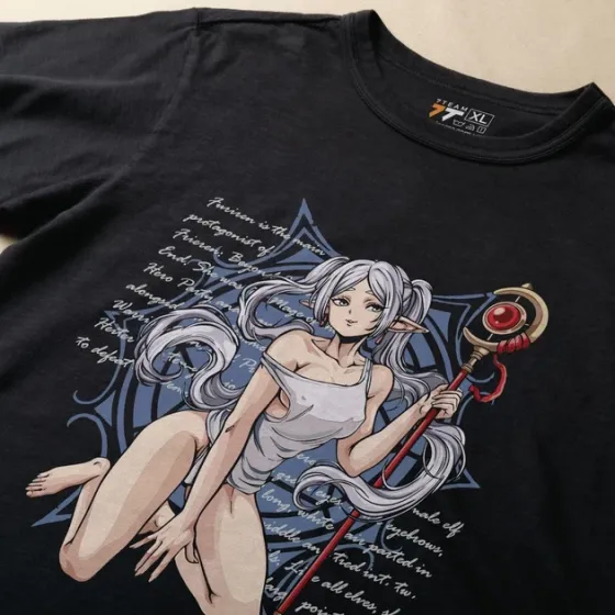 Футболка для подростка мальчика с принтом Фрірен Размер 160 Anime11064 Днепр