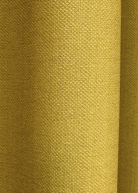 Шторна тканина Шеніл однотонний колір гірчичний 1897ш Київ - фото 2