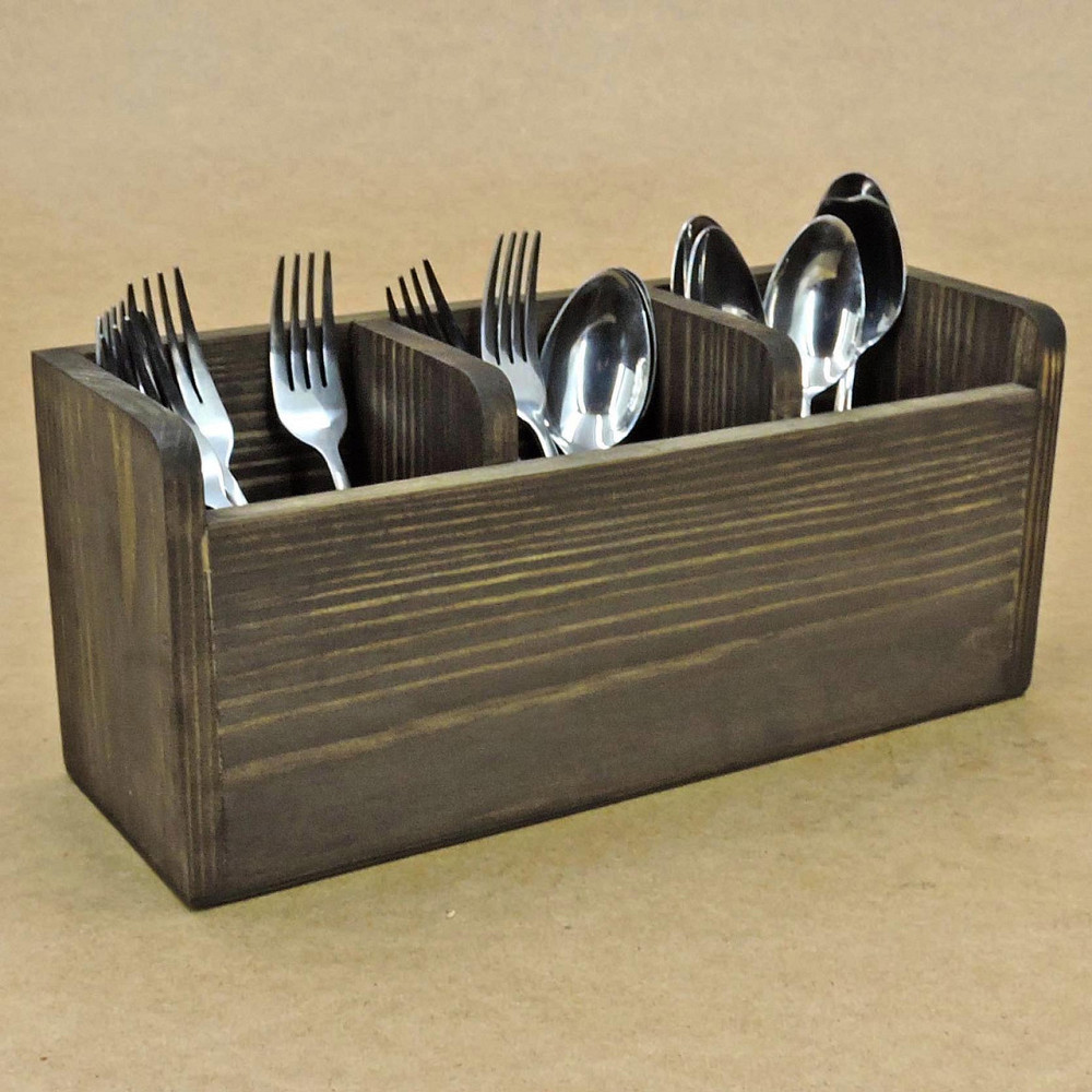 Підставка для столових приладів "Бомбетта" мокко Миколаїв - фото 1