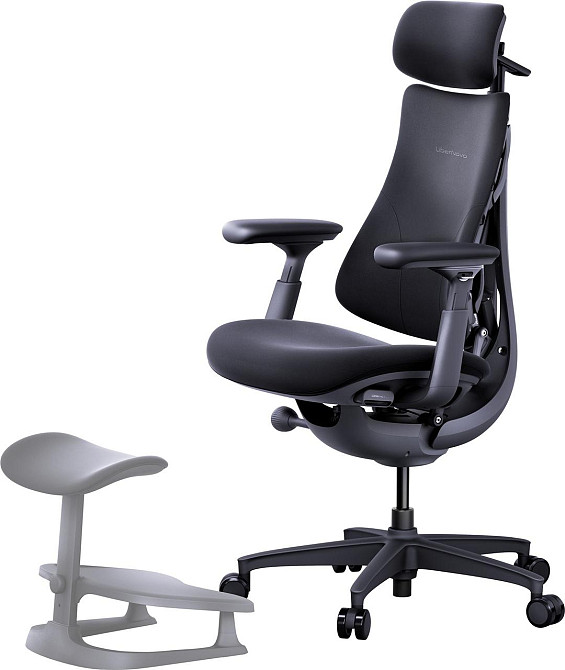 Крісло офісне LiberNovo Omni Midnight Black 48 см (CP-GW-0000015-00-01) ( 17326 ) Харків - фото 6