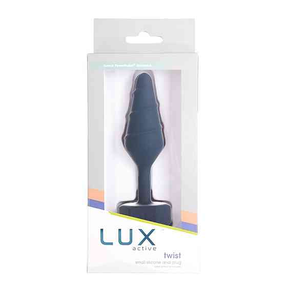 Анальна пробка Lux Active Twist Plug Small Blue Sex Aura Київ
