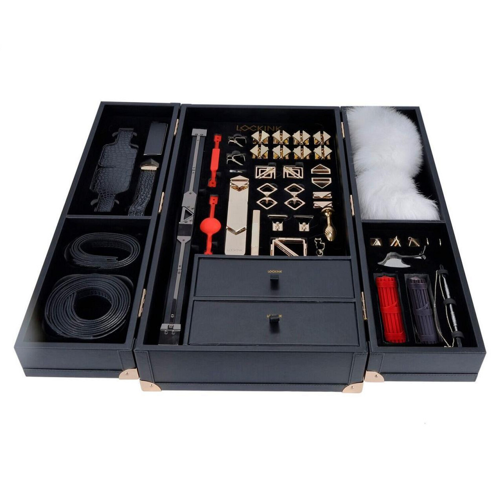 БДСМ-набор LOCKINK All-in-1 BDSM Play Kit - Crocodile Leather Sex Aura Киев - изображение 2