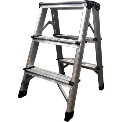 Драбина GTM cтрем`янка 3сх. верхня сходинка 0,58м, двостороння (KMH1203) Вінниця - фото 1