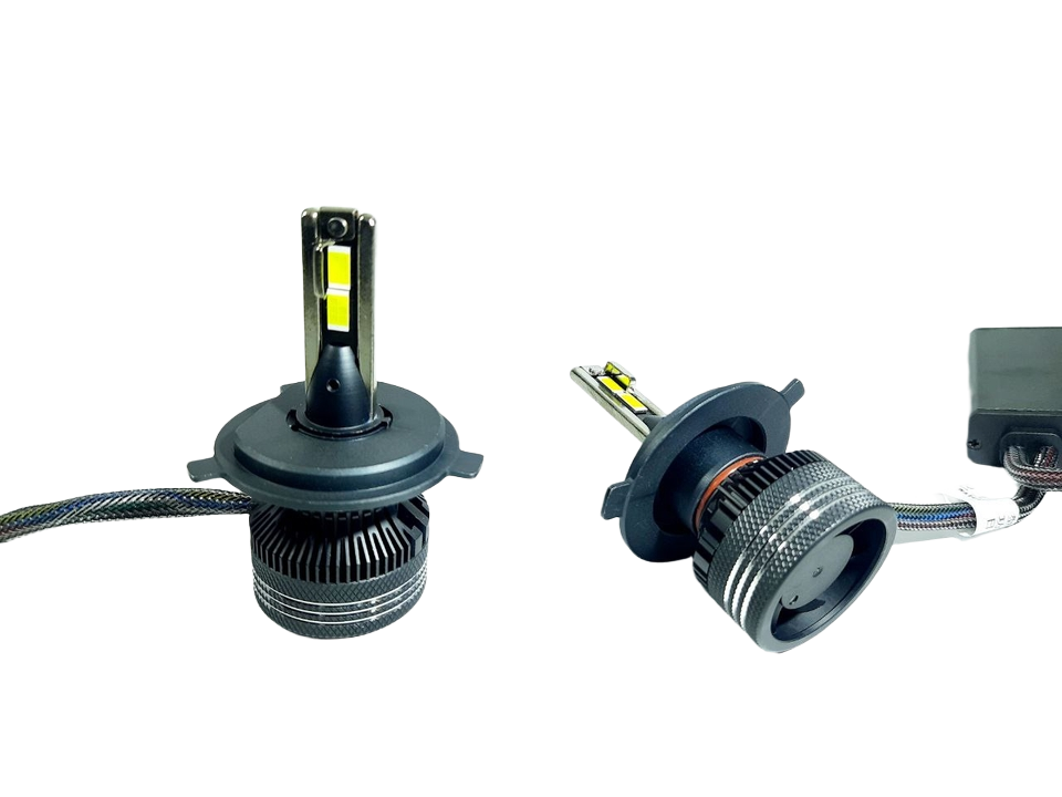 Комплект світлодіодних LED ламп Sanvi V2 H4 (P43t) Canbus 65W 16000Lm 5500K 12V Харків - фото 2