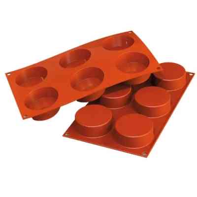 Форма для выпечки Silikomart "Циліндр" 70 mm h27 , 6 x 103,5 ml (SF205/C) Винница