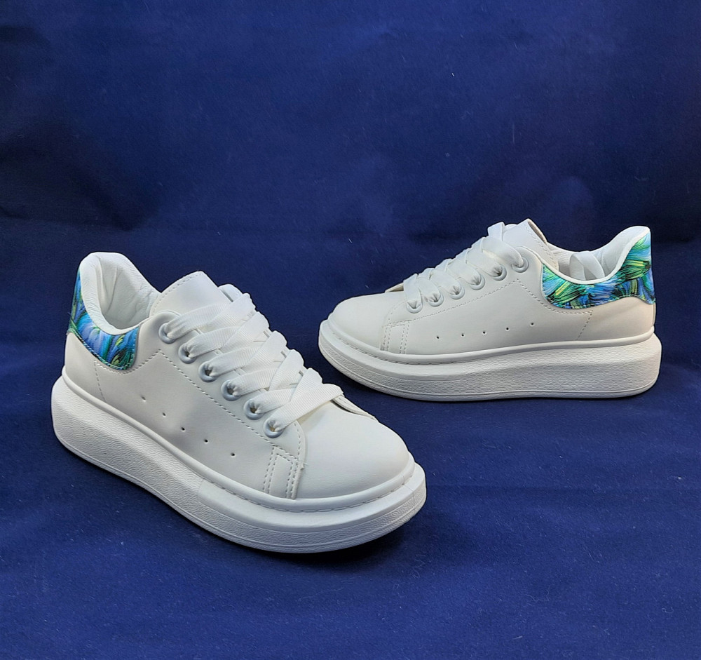 . Жіночі Кросівки Білі A!exander Mc@ueen Сліпони Маквін Мокасини (розміри: 38,39) — 11-4 Дніпро - фото 8