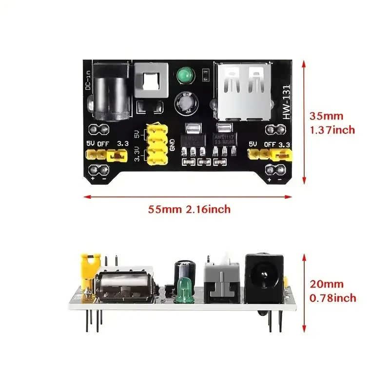 Питательный модуль 3.3/5 В для Arduino макетных плат Киев - изображение 1