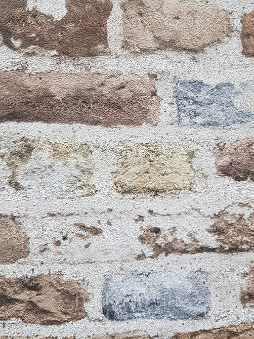 Обои виниловые на флизелине AS creation The Bos 0.53х10 под кирпич бежевые коричневые серые Киев - изображение 4