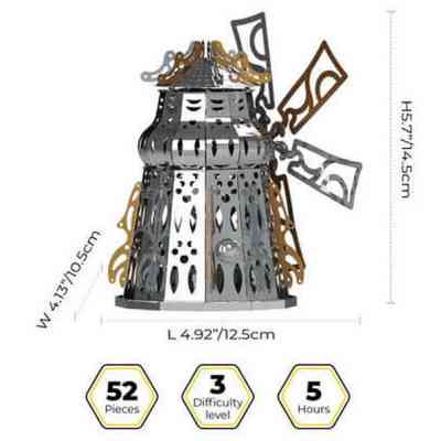 Конструктор Metal Time коллекционная модель Mysterious Mill (MT054) Винница