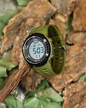 Skmei Чоловічий водостійкий тактичний годинник Skmei haki Одеса