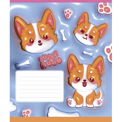 Зошит Школярик Buble mood 12 аркушів коса лінія (012-3544C) Вінниця - фото 5