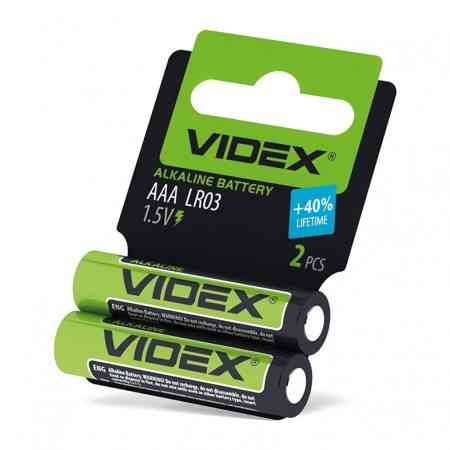 Videx Батарейка лужна LR03/AAA 60 шт в блоці (720 шт/ящ) Київ