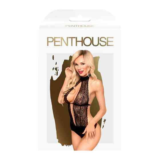 Боді з коміром стійки Penthouse Perfect lover black (S/M Sex Aura Київ