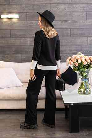 Прогуляковий жіночий костюм із ангори "Season"| Норма і батал Чорний, 46-48 Київ