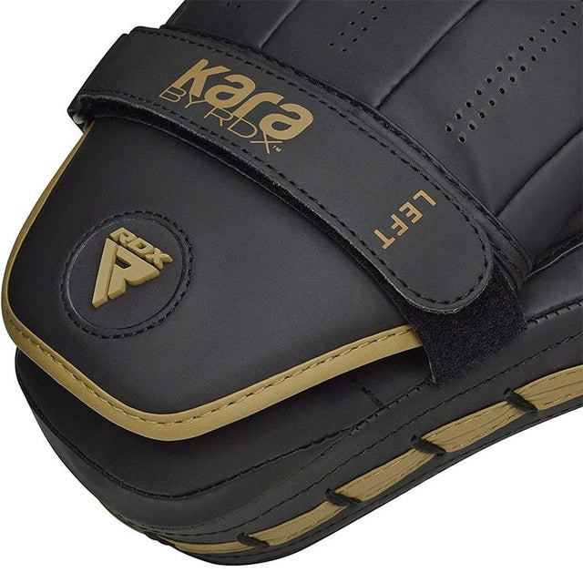 Лапи боксерські RDX F6 KARA Matte Golden Каменское - изображение 5