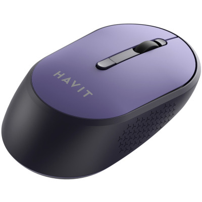 Мышка Havit HV-MS78GT Wireless Black-Purple (6939119041229) Винница - изображение 5