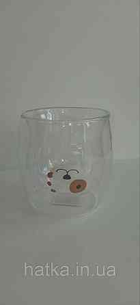 Піала чашка подвійне скло Olens "Рятувальник" 250 мл прозора Київ