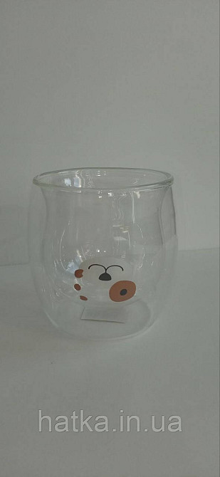 Піала чашка подвійне скло Olens "Рятувальник" 250 мл прозора Київ - фото 3