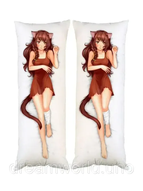 Подушка дакимакура Бесконечное лето Юля декоративная ростовая подушка для обнимания двухсторонняя 60х180 Харьков - изображение 1
