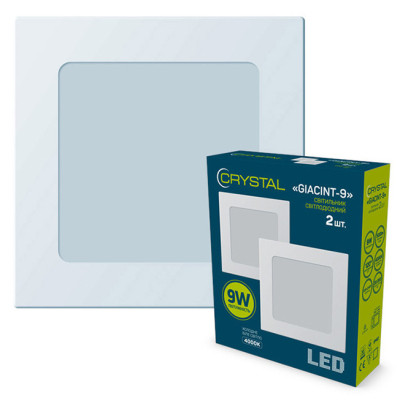 Світильник CRYSTAL GIACINT- 9 4K 2шт. (DNL-007) Вінниця - фото 1