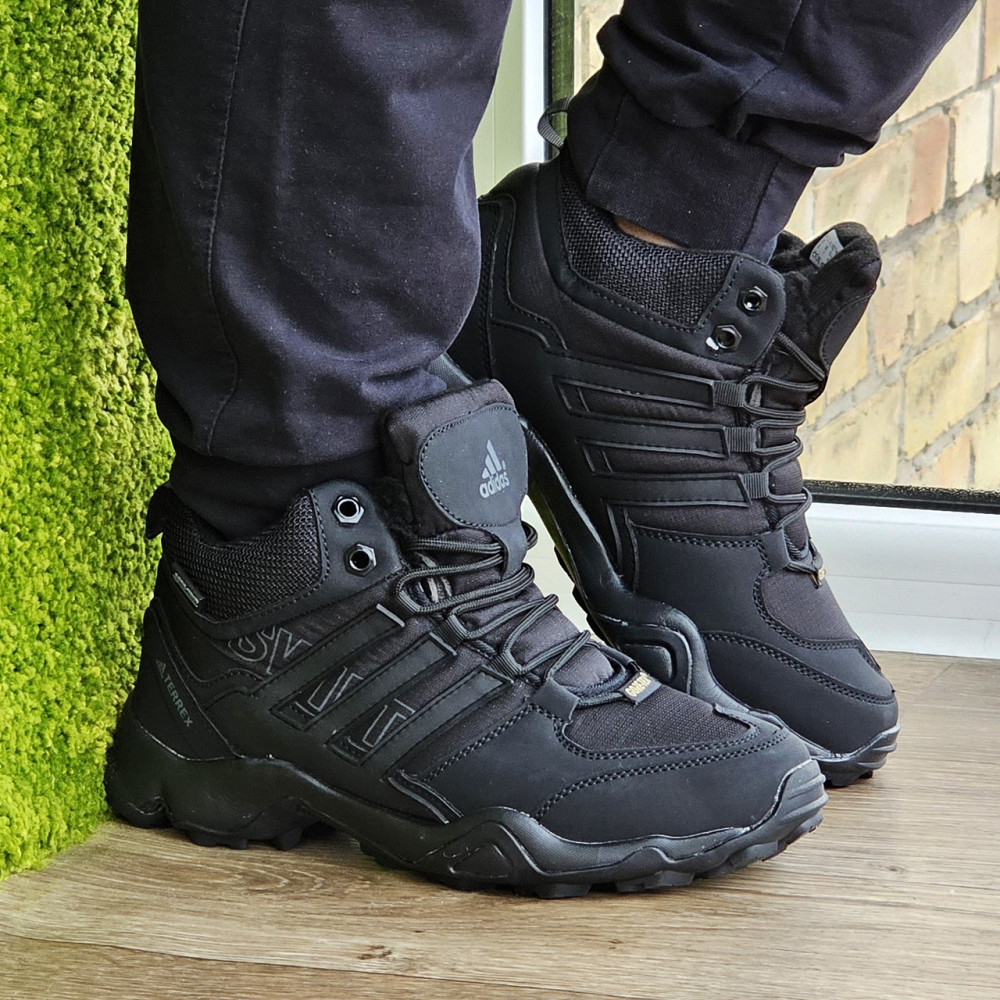Зимові Кросівки Adidas Terrex Swift з Хутром Чорні Чоловічі Адідас Гортекс (розміри: 42,43,44,45) - 00-5 Дніпро - фото 2