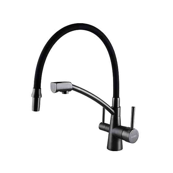 Змішувач для кухні під осмос Globus Lux LAZER GLLR-0700-11-GRAPHITE Луцк