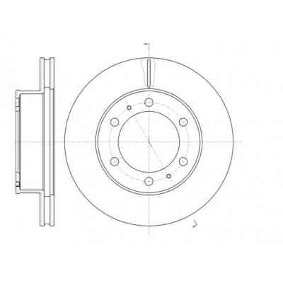 Тормозной диск REMSA 61205.10 Винница