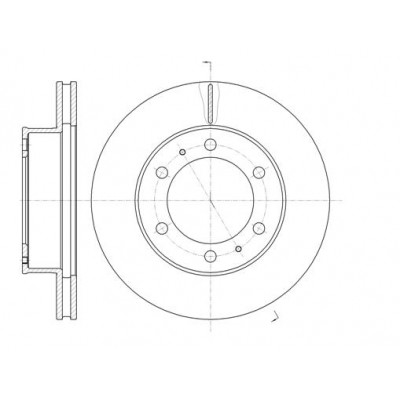 Гальмівний диск REMSA 61205.10 Вінниця - фото 1
