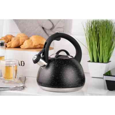 Чайник Ardesto Gemini 2.5 л Чорний Мармур (AR1957KS) Винница