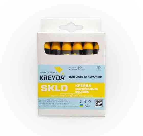 Для Скла, крейда воскової розмічальний SKLO (зелені) Павлоград