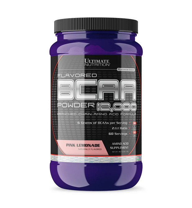 Амінокислоти Ultimate nutrition BCAA 12,000 457 г, Pink Lemonade Луцьк - фото 1