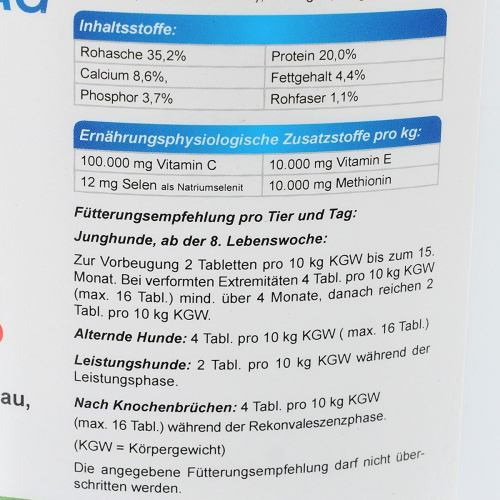 Витаминный комплекс Canina Canhydrox GAG для собак при проблемах с суставами и мышцами 2 кг 1200 табл. Киев - изображение 3