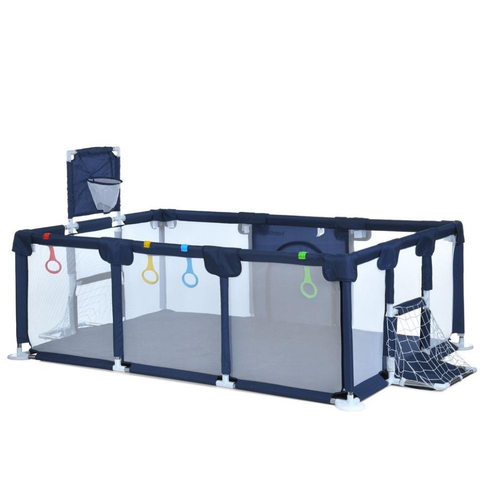 Детская кровать-манеж MR 1338-BL, с баскетбольным кольцом Винница - изображение 3