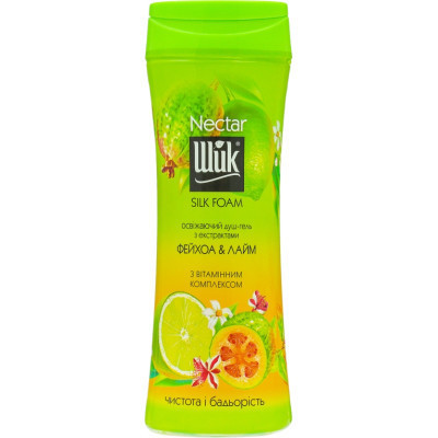 Гель для душу Shik Nectar Silk Foam Фейхоа і лайм 250 г (4820023368866) Вінниця - фото 1