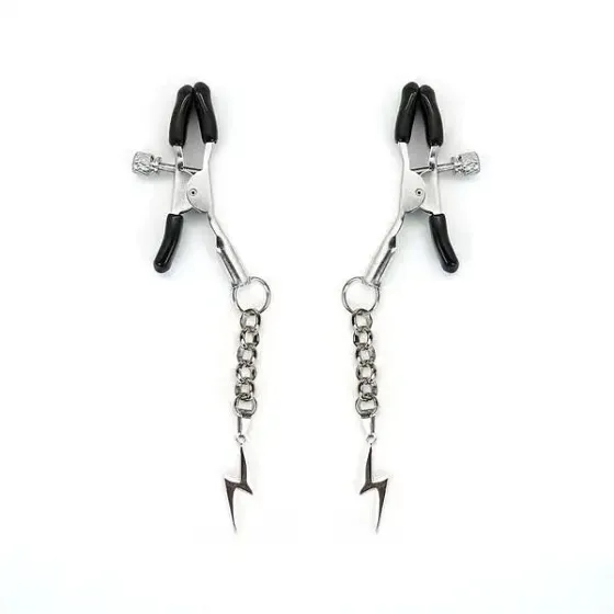 Затискачі для сосків Liebe Seele Lightning Nipple Clamps Silver Львів