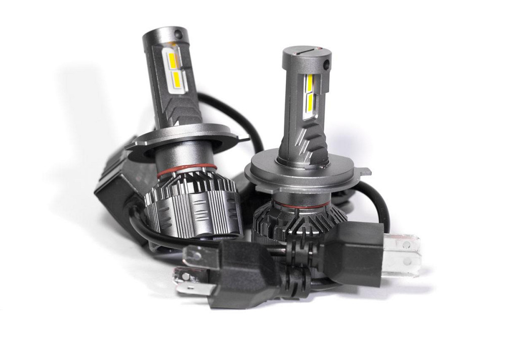 Комплект світлодіодних ламп TBS Design TF3 MAX H4 H/L P43t 9-32V 130 W 15000 Lm 6000 K + CANBUS Харків - фото 7