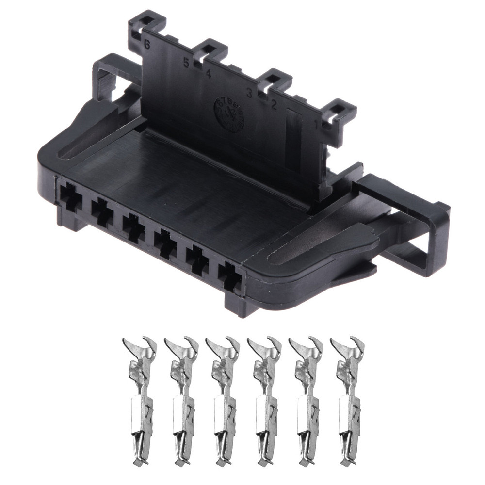 Роз'єм конектор 6-кон., Педаль Акселератора, 3B0972706, VAG Германия універс., Салон, Audi, Skoda, VW 41394 Київ - фото 1