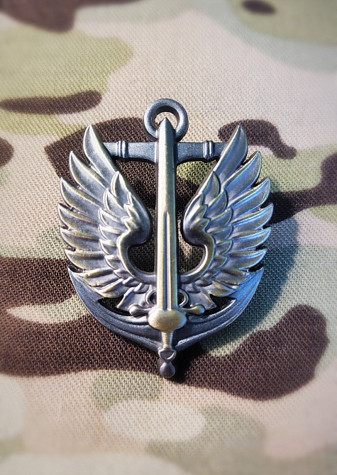 Кокарда морської піхоти нового зразка метал Запоріжжя - фото 4