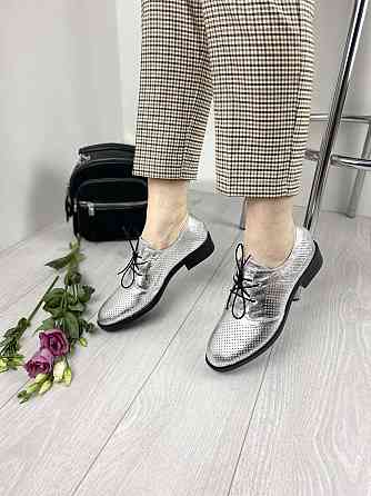 VIKTTORIO Туфлі жіночі VIKTTORIO 222 срібні (весна-літо, шкіра натуральна) (3133) Коломыя